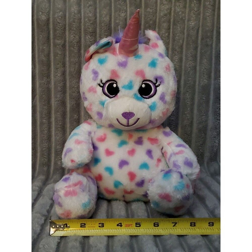 Carried Away Bags ♡ Rainbow pink bear unicorn plush purse
